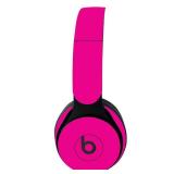 MightySkins Skin for Beats Solo Pro Wireless Headphones - Solid Hot Pink | Protective, Durable, and Unique Vinyl Decal wrap cover | Easy To Apply, Remove, and Change Styles | (BESOLOPR-Solid Hot Pink)