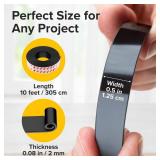 Super Sticky Magnetic Tape (10 feet x 12 inch) - Stong Magnet Strip with Adhesive Backing for DIY and Crafts - Easy to Cut and Mount on Fridges, Whiteboards and More - Retail: $7