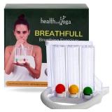 SoulGenie HealthAndYoga Deep Breathing Exerciser - Breath Exercise Measurement System - Retail: $17