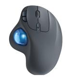Nulea M501 Wireless Trackball Mouse, Rechargeable Ergonomic, Easy Thumb Control, Precise and Smooth Tracking, 3 Device Connection (Bluetooth or USB Receiver), Compatible for PC, Laptop, Mac, Windows. 