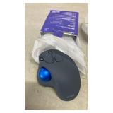 Nulea M501 Wireless Trackball Mouse, Rechargeable Ergonomic, Easy Thumb Control, Precise and Smooth Tracking, 3 Device Connection (Bluetooth or USB Receiver), Compatible for PC, Laptop, Mac, Windows. 