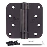 Self Closing Hinge Oil Rubbed Bronze Auto Close Hardware Hinge Outlet Adjustable Spring Hinges Door Closer Hinge 58\ Radius Corner for Commercial Grade Self-Closing, UL Listed 3 Pack - Retail: $28in