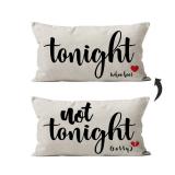 Mancheng-zi Bridal Shower Gifts, 12x20 Pillow Cover, Bachelorette Gifts for Bride, Wedding Gifts, Bridal Shower Gifts for Bride to be, Funny Throw Pillows for Bedroom (Beige) - Retail: $10