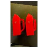 Red Plastic Litter Scoop 2 Pack - Retail: $15