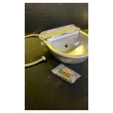 Wall-Mounted Pet Drinking Fountain with Hardware - Retail: $45