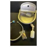 Wall-Mounted Pet Drinking Fountain with Hardware - Retail: $45