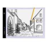 A4 Ultra-Thin Portable LED Light Box Tracer w 3 Level Brightness USB Power Cable Dimmable Brightness Artcraft Tracing Light Pad for Drawing, Sketching, Animation, 5D Diamond Painting (A4) - Retail: $2