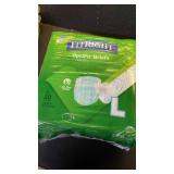 FitRight Adult Diapers, Extra+ Heavy Absorbency, L (Waist Size 44in-56in), 20 Count, OptiFit Incontinence Briefs for Men and Women, Disposable, Moisture-Wicking, Leak Protection, - Retail: $12