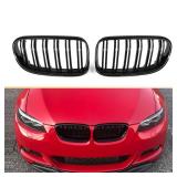 E92 Grille, ABS Gloss Black Front Replacement Kidney Grill for 3 Series E92 and E93, 2010-2013 - Retail: $30
