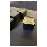 Adjustable Furniture RisersPads Black 6 Pack - Retail: $450