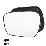 X AUTOHAUX Car Left Side Rearview Mirror Glass Heated Mirror Glass Replacement WBacking Plate for Hyundai Accent Elantra - Retail: $20