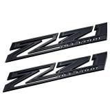 2pack 2019-2025 OEM Z71 Off Road Emblems Side Decals Badges Compatible with fits Silverado Offroad Parts 84632695 (All Black) - Retail: $33