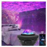easeking Star Projector Galaxy Light Projector with Bluetooth Speaker, Multiple Colors Dynamic Projections Star Night Light Projector for Kids Adults Bedroom, Space Lights for Bedroom Decor Aesthetic 