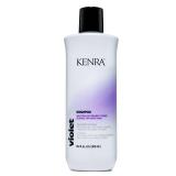 Kenra Violet Shampoo | Eliminates Brassy Tones | Purple Pigment + Deposit | Neutralizes Yellow | Moisturizes Processed Hair | Enhances Vibrancy of Blonde or Gray Hair | Color Safe | 10.1 fl. oz. - Ret
