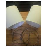 OYEARS Boho Table Lamps Bedroom Living Room Set 2 Small Farmhouse Rattan Table Lamp 19Rustic Home Decoration Nightstand Bedside Lamp for Office Compatible with Smart Light Bulbs(Not Include Bulbs) -