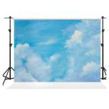 Kate 10×10ft Sky Clouds Photography Backdrop Blue Portrait Backdrop Abstract Background Fabric Photo Studio Props for Photographer Pictures - Retail: $129