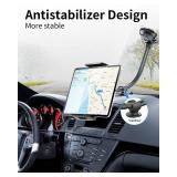 APPS2Car iPad Car Mount, 360 Degree Rotation, Suction Cup, Compatible with 9.7-10.5 Inch Tablets and Phones - Retail: $20