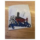 Cartoon Spider Birthday Cake Topper, Glitter Paper Cartoon Themed Happy Birthday Cupcake Topper Double-Sided Party Decoration for Boy and Girl - Retail: $5