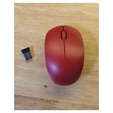 seenda Wireless Mouse, 2.4G Noiseless Mouse with USB Receiver Portable Computer Mice for Windows PC, Notebook, Laptop - Red - Retail: $13