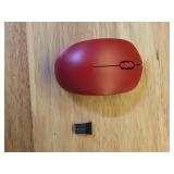 seenda Wireless Mouse, 2.4G Noiseless Mouse with USB Receiver Portable Computer Mice for Windows PC, Notebook, Laptop - Red - Retail: $13