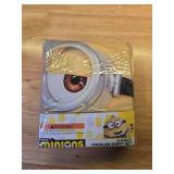 Illumination Lazy Minions Club Gray, Blue, Yellow, and White Let Me Sleep 2 Piece Toddler Sheet Set - Fitted Bottom Sheet, Reversible Pillowcase - Retail: $20