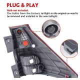 Huray Tail Light for Honda CRV 2015 2016 Taillight Assembly Brake Lamp Replacement 33500-T1W-A01 Driver Side (Left) - Retail: $49