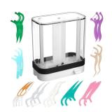 Empty Floss Pick Holder, Floss Pick Dispenser for Cleaning Teeth, Travel Floss Picks Case Flosser Dispenser, Flosser Holder - Retail: $17