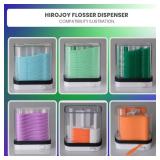 Empty Floss Pick Holder, Floss Pick Dispenser for Cleaning Teeth, Travel Floss Picks Case Flosser Dispenser, Flosser Holder - Retail: $17