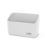 loukin Magnetic Marker Holder, Dry Erase Marker Holder, Remote Control Holder, Magnetic Storage Organizer for Whiteboard or Refrigerators (White) - Retail: $13