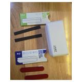 loukin Magnetic Marker Holder, Dry Erase Marker Holder, Remote Control Holder, Magnetic Storage Organizer for Whiteboard or Refrigerators (White) - Retail: $13