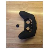 PlayVital Samurai Edition Ergonomic Silicone Skin Protective Case for Nintendo Switch Pro Controller, Soft Anti-slip Controller Grip Protector for Nintendo Switch Pro with Thumb Grip Caps - Black - Re
