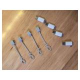 Thousover 4 Pack Lightning to USB C Adapter for iPhone 151617 Pro17 Pro Max,for iPhone 1716 Charger,1716 Accessories,Fast Charging and Data Transfer,USB C Charger Connector Cable,Not for AudioOTG - Re