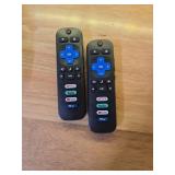 (Pack of 2) Replacement Remote Control Only for Roku TV, Compatible for TCL RokuHisense RokuOnn RokuSharp RokuElement RokuWestinghouse RokuPhilips Roku Smart TVs (Not for Roku Stick and Box) - Retail: