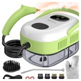 2500W Portable Handheld Steam Cleaner for Car, Large Capacity 10s Fast Heating Steamer for Cleaning with 9 Pieces Accessories, Heavy Duty Plug-and-Play Steam Cleaner for Home|Car|Kitchen|More MISSING 