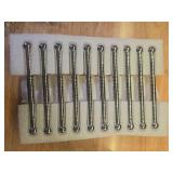 khtumeware 2 Pack 5 Inch Hole Center Polished Nickel Cabinet Pulls Heavy Duty Solid Cabinet Handles cabinets Dressers Kitchens Handles Bathroom cabinets - Retail: $11