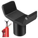 Hicarer Bottle Jack Adapter Lifting Saddle, Safe Steel Axle Saddle Adapter for 12t Bottle Jack for Accessories 3-4\ Round or Square Axle Tube Fits 1.65\in or Smaller Diameter Shaft Saddles(Black) - Re