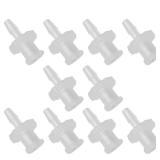 MEETOOT 6pcs Female Luer Lock 14\ Polycarbonate Hose Barb Adapter for Laboratory BiochemicalAnalytical Instruments, Food Machinery and Aquarium Equipment - Retail: $9in