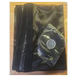 MAGZO Magnetic Screen Door, Fit Door Size 36 x 80 Inches, Actual Screen Size 38 x 81 Inches, Side Opening Polyester Screen Mesh Curtain for Patio Door, Black - Retail: $26