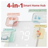 SwitchBot Hub 2 (2nd Gen), work as a WiFi Thermometer Hygrometer, IR Remote Control, Smart Remote and Light Sensor, Link SwitchBot to Wi-Fi (Support 2.4GHz), Compatible with AlexaandGoogle Assistant -