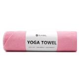 Eunzel Hot Yoga Towel - Microfiber Non Slip Yoga Mat Towel with Grip Dot Sweat Absorbent Towel for Hot Yoga, Pilates and Fitness 72\ x 24\in, TealOrange - Retail: $19in