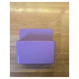 Magnetic Dry Erase Marker Holder,Pen and Eraser Holder for Whiteboard?Magnet Pencil Cup Utility Storage Organizer for Office, Refrigerator, Locker and Metal Cabinets (Purple) - Retail: $7