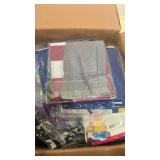 Box of Wall Hangings Tapestryâs and Miscellaneous