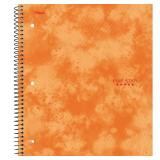 Five Star 1 Subject College Ruled Spiral Notebook Orange
