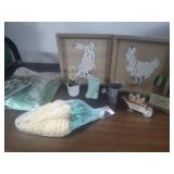 Surprise goodie mystery box with all sorts of Easter or spring decoration