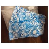 Blue and White Floral size small legging bell bottom pants