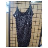 Black Sequin Cocktail Dress size medium