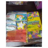 Educational USA Map and Crayola Construction Paper Set