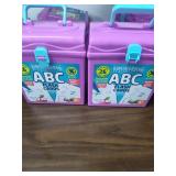 Aquadraw ABC Flash Cards Learning Set of 2