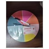 Colorful Game Night Spinner Set with Dry-Erase Marker