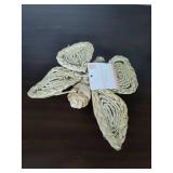 Handwoven Corn Husk Butterfly Ornament